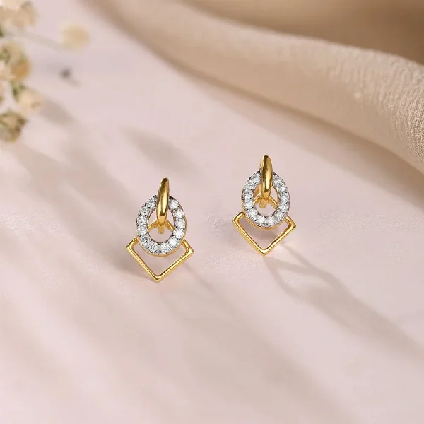 Harmony Gold Earrings — Shreeji Jewellery