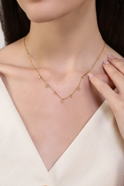 Sweetheart Gold Necklace — Shreeji Jewellery