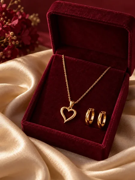 Delicate Gold Pendant — Shreeji Jewellery
