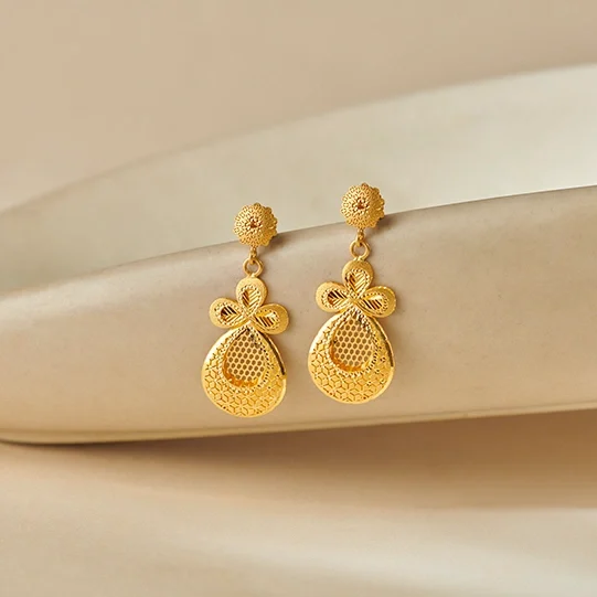 Occasion Gold Earrings — Shreeji Jewellery