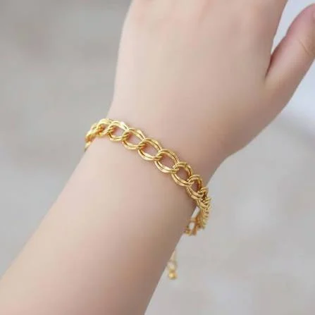 Delicate Gold Bracelet — Shreeji Jewellery