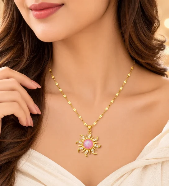 Signature Gold Pendant — Shreeji Jewellery